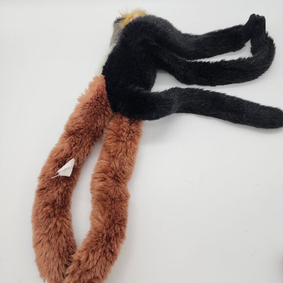Wild Republic Hanging Monkey Plush Stuffed Animal 17" Brown Legs Vintage 1999 - Picture 5 of 9